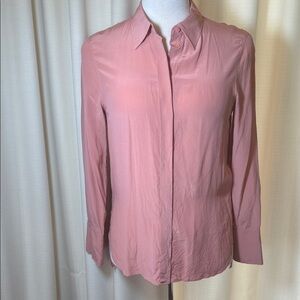 Reiss Coral 100% Silk Blouse size 6